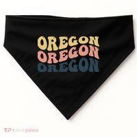 Oregon Retro Waves USA-Made Doggie Bandana thumb 0