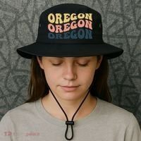 Oregon Retro Waves Bucket Hat thumb 3