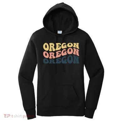 Oregon Retro Waves Women's Hoodie