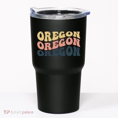 Oregon Retro Waves Tumbler