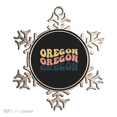 Oregon Retro Waves Ornament