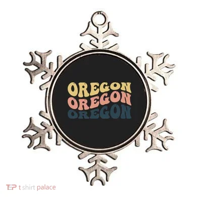 Oregon Retro Waves Ornament