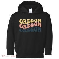 Oregon Retro Waves Toddler Hoodie thumb 0