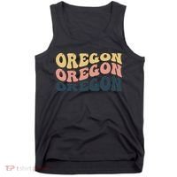 Oregon Retro Waves Tank Top thumb 0