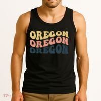 Oregon Retro Waves Tank Top thumb 3