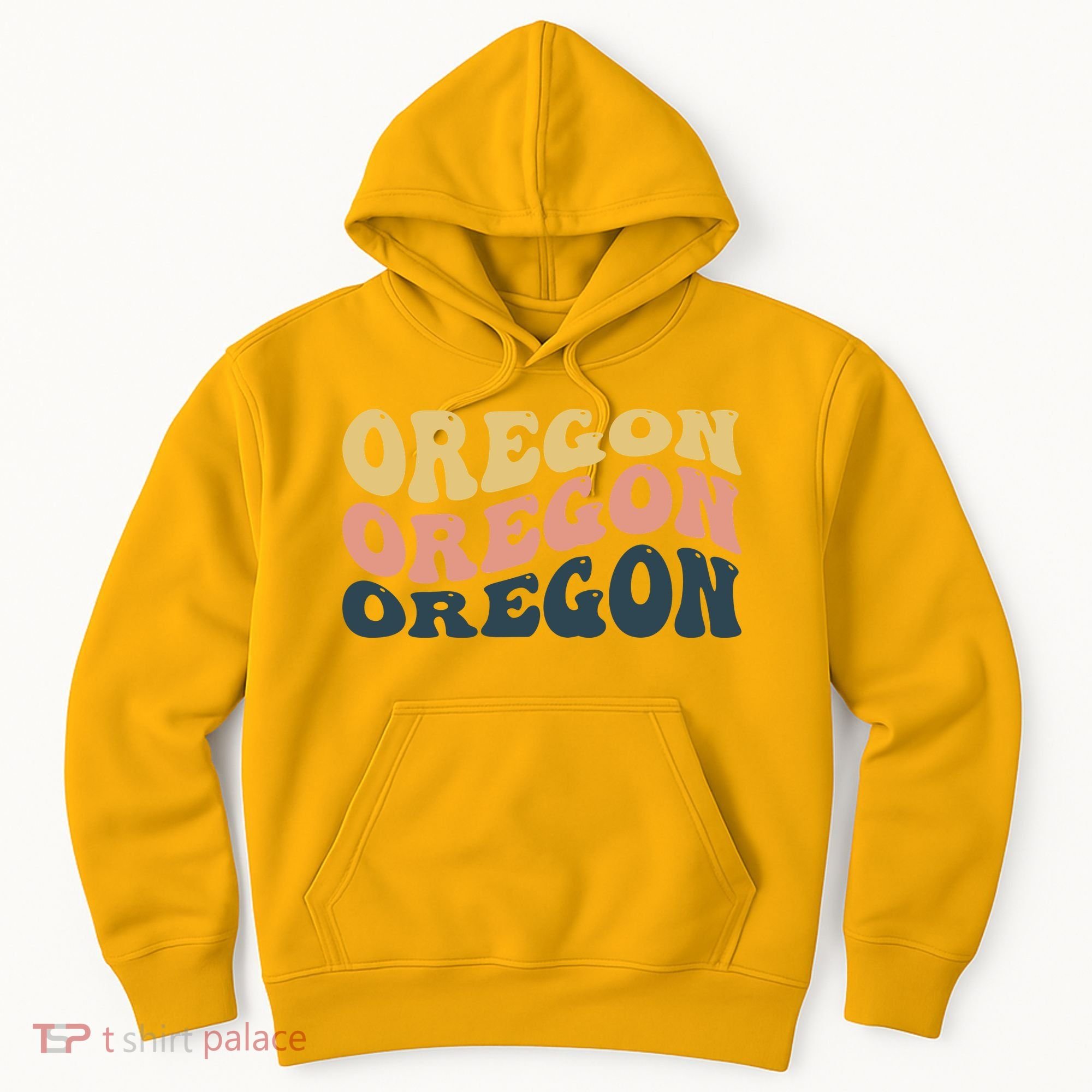 Oregon Retro Waves Hoodie