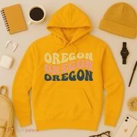 Oregon Retro Waves Hoodie thumb 3