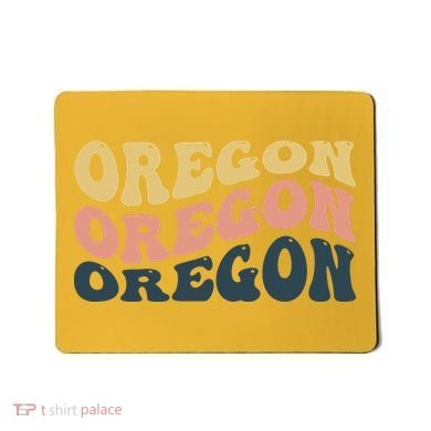 Oregon Retro Waves Mousepad