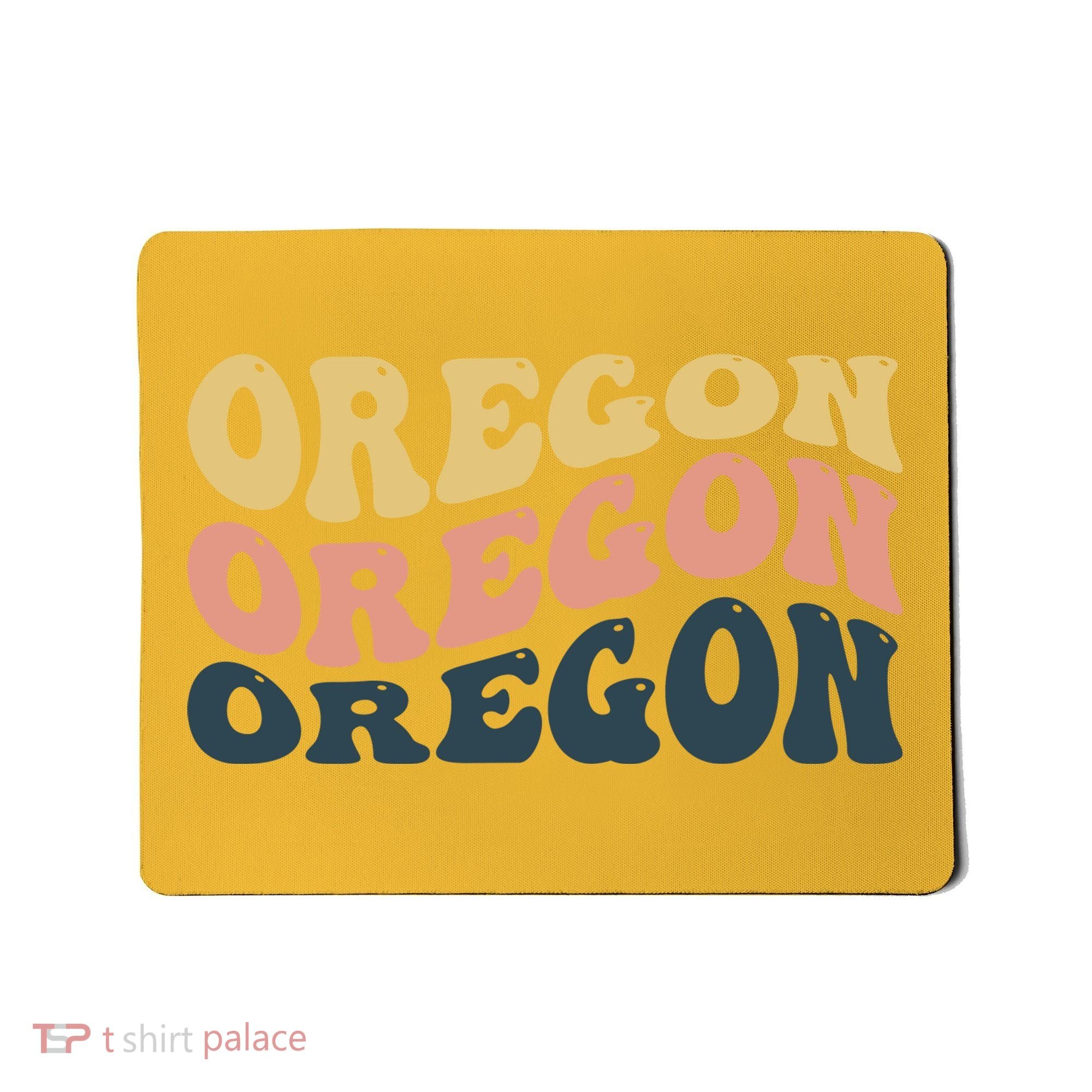 Oregon Retro Waves Mousepad