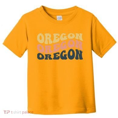 Oregon Retro Waves Toddler T-Shirt