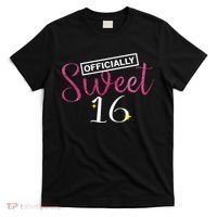 Officially Sweet 16 | Sixteenth Birthday Teen Girl Gift T-Shirt thumb 0