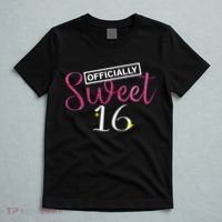 Officially Sweet 16 | Sixteenth Birthday Teen Girl Gift T-Shirt thumb 5