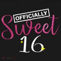 Officially Sweet 16 | Sixteenth Birthday Teen Girl Gift Women's Hoodie thumb 2