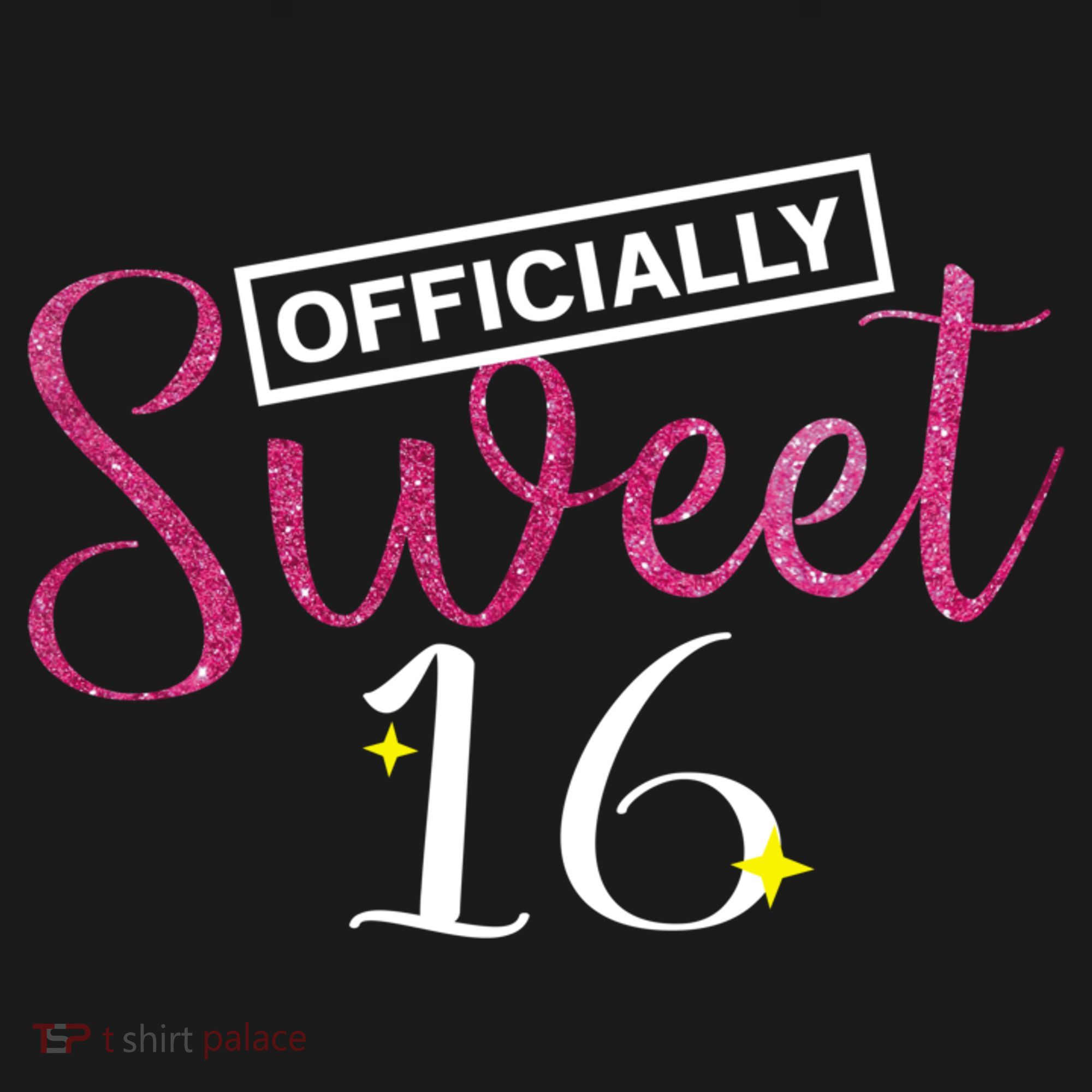 Officially Sweet 16 | Sixteenth Birthday Teen Girl Gift Women's Hoodie