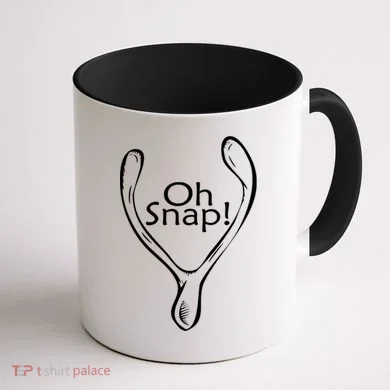 Oh Snap Wishbone Coffee Mug back