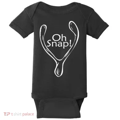 Oh Snap Wishbone Baby Bodysuit