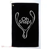 Oh Snap Wishbone Golf Towel thumb 0