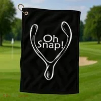 Oh Snap Wishbone Golf Towel thumb 1