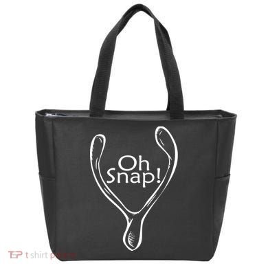 Oh Snap Wishbone Tote Bag