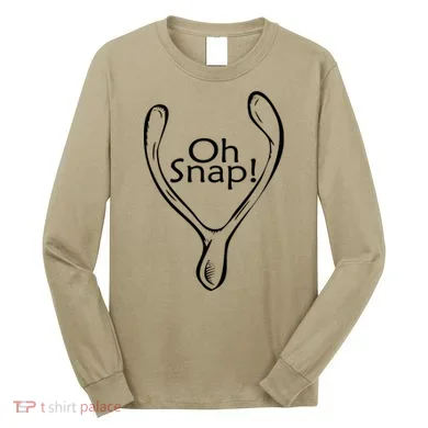 Oh Snap Wishbone Long Sleeve Shirt