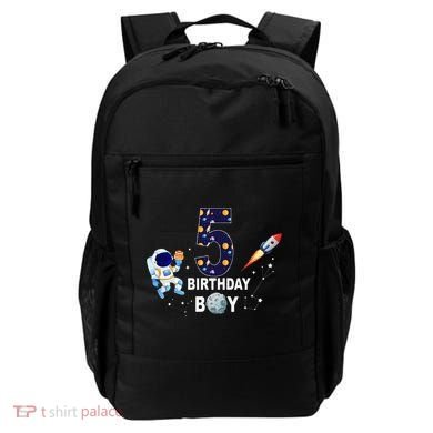 Outer Space 5th Birthday 5 Year Old Solar System Astronaut Backpack
