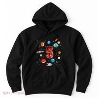 Outer Space 5th Birthday Boy Astronaut Hoodie thumb 0