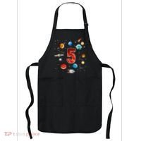 Outer Space 5th Birthday Boy Astronaut Apron thumb 0