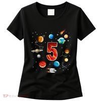 Outer Space 5th Birthday Boy Astronaut Women's T-Shirt thumb 0