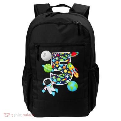 Outer Space 5 Year Old 5th Birthday Party Solar System Backpack