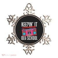 Old School 80s 90s Retro Boombox Music Keepin It Old School Ornament thumb 0