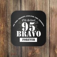Old School 95 Bravo Military Police Coaster thumb 0