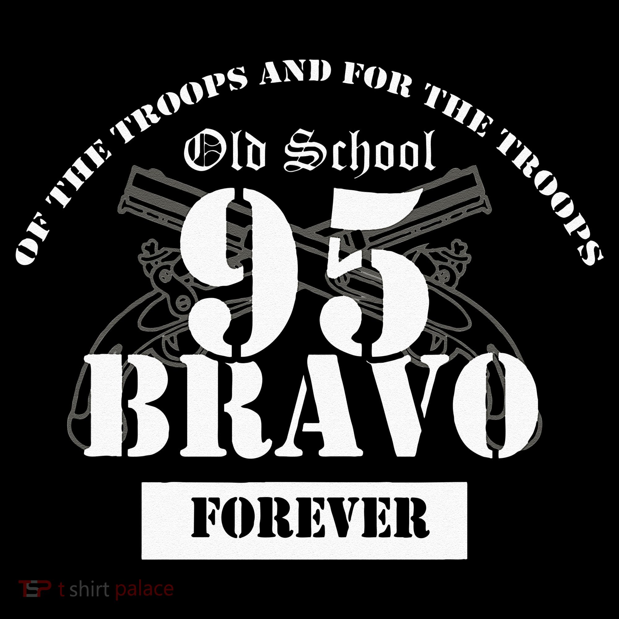 Old School 95 Bravo Military Police Coaster