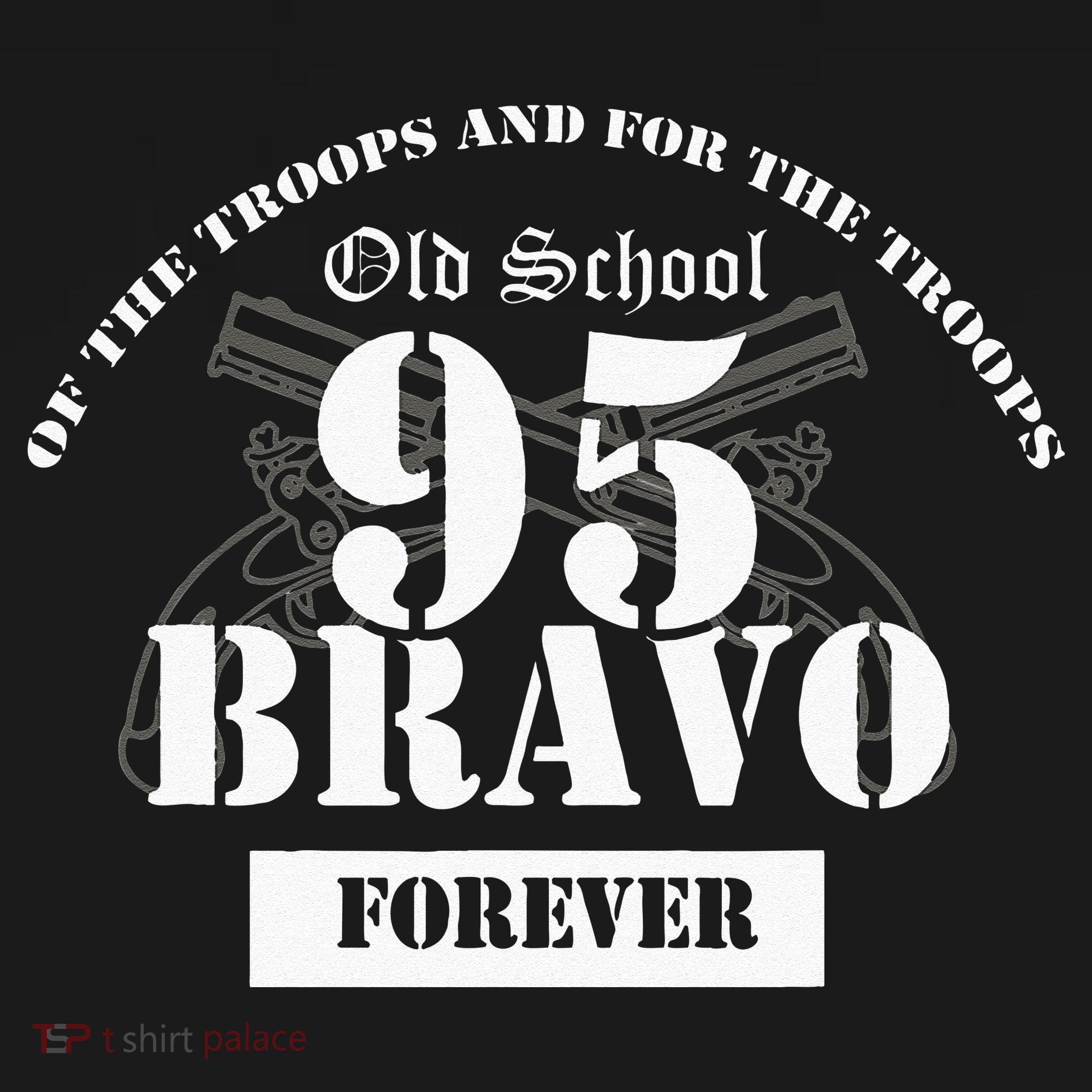 Old School 95 Bravo Military Police Toddler Hoodie