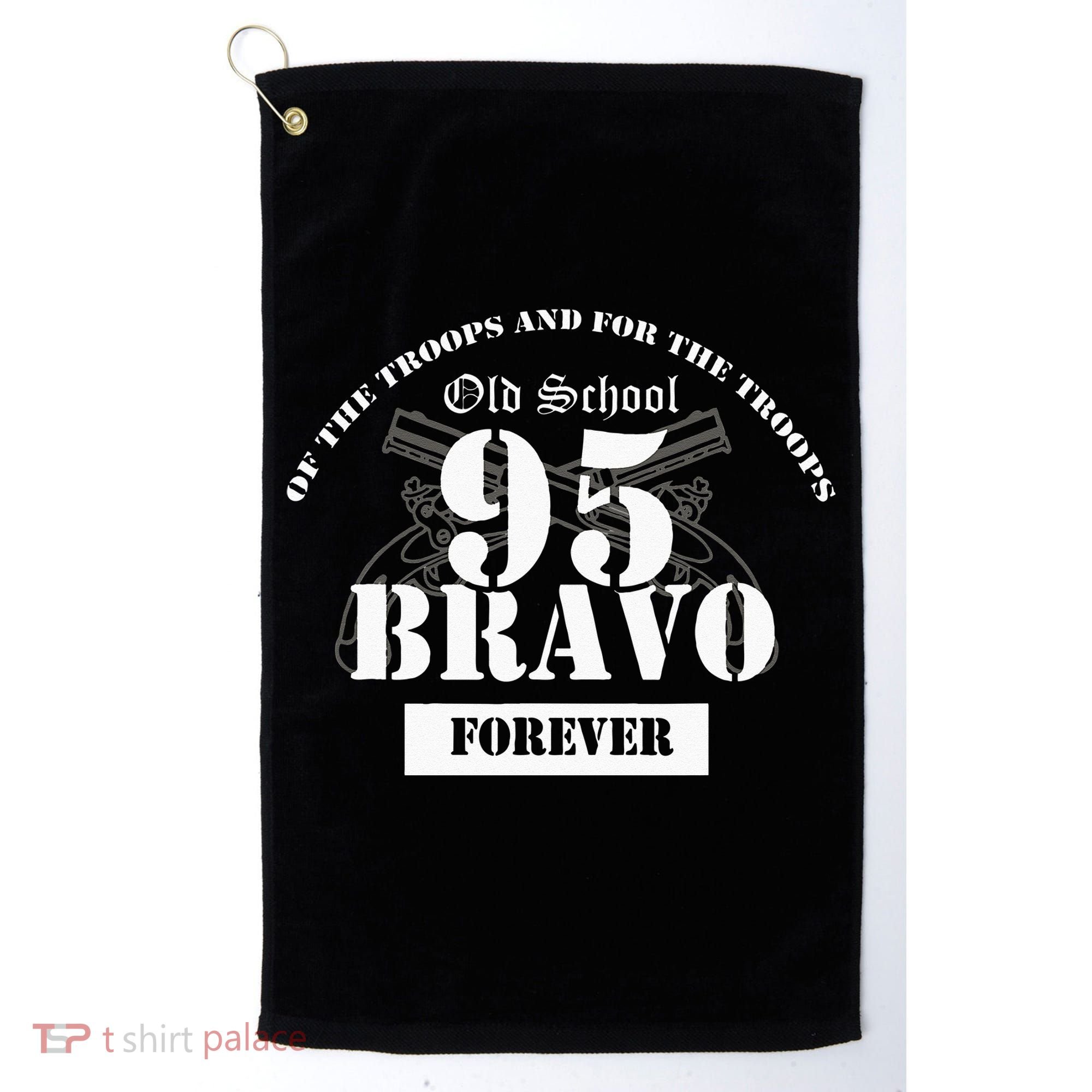 Old School 95 Bravo Military Police Golf Towel
