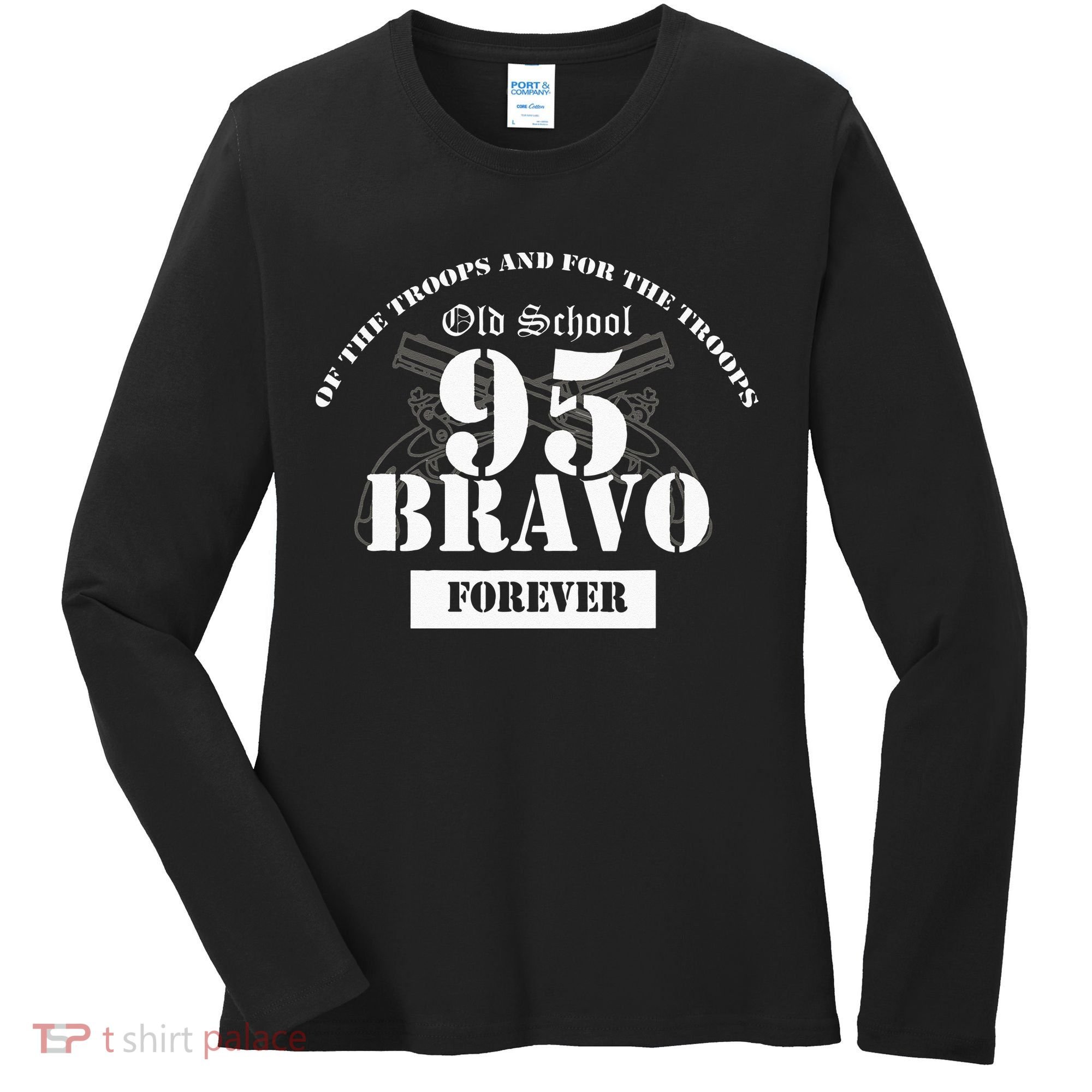 Old School 95 Bravo Military Police Women's Long Sleeve Shirt