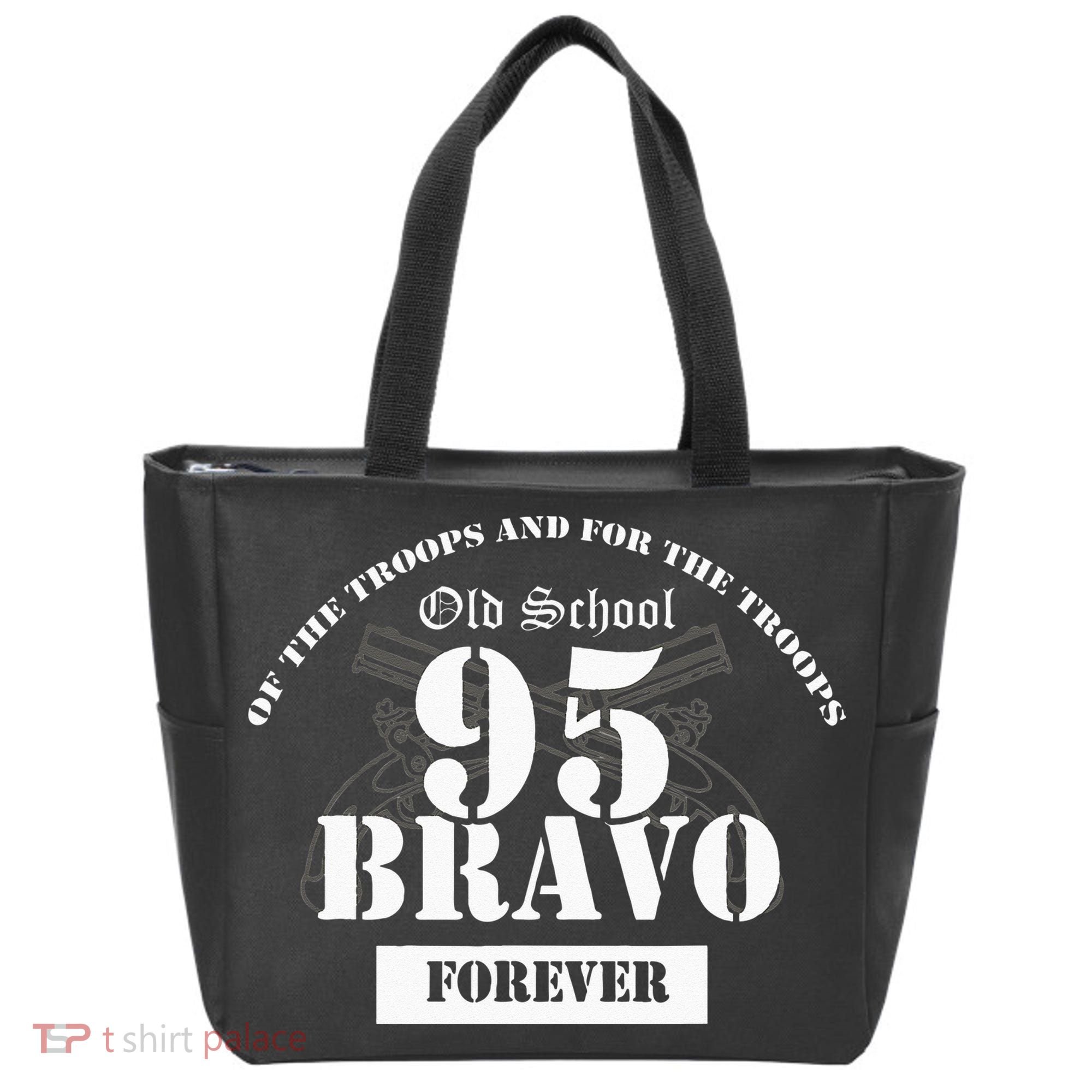 Old School 95 Bravo Military Police Tote Bag