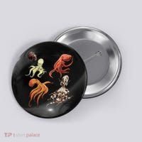 Octopus Sea Animals Species Button thumb 0