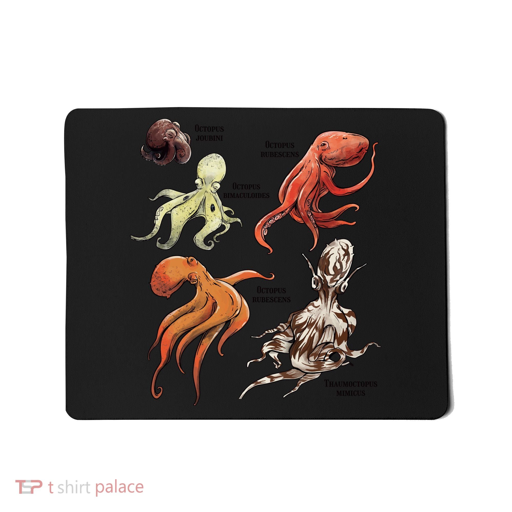 Octopus Sea Animals Species Mousepad