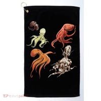 Octopus Sea Animals Species Golf Towel thumb 0