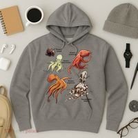 Octopus Sea Animals Species Hoodie thumb 3