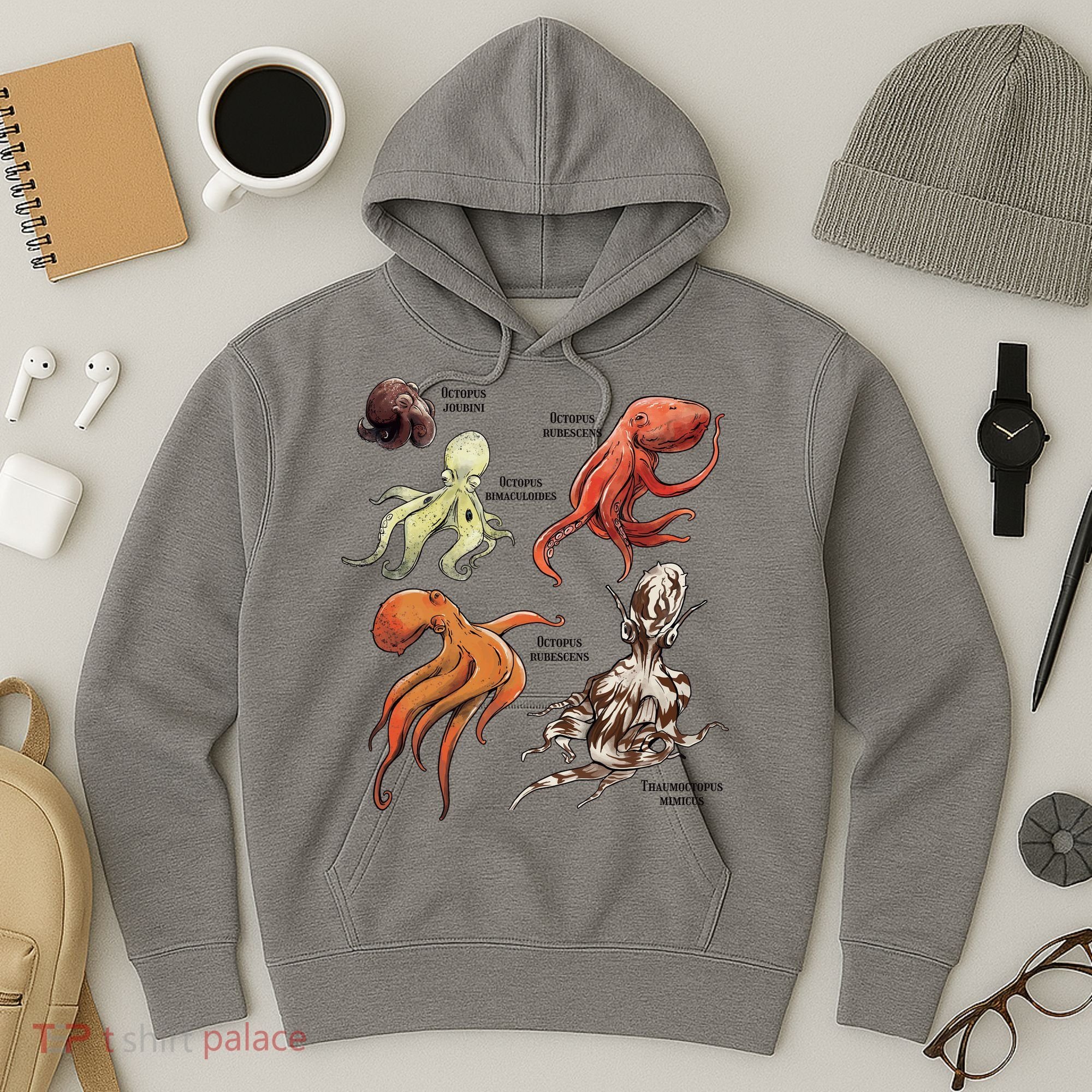 Octopus Sea Animals Species Hoodie
