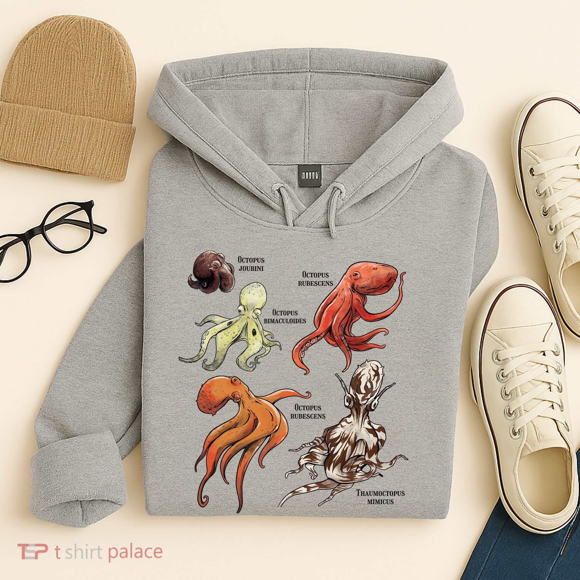 Octopus Sea Animals Species Hoodie