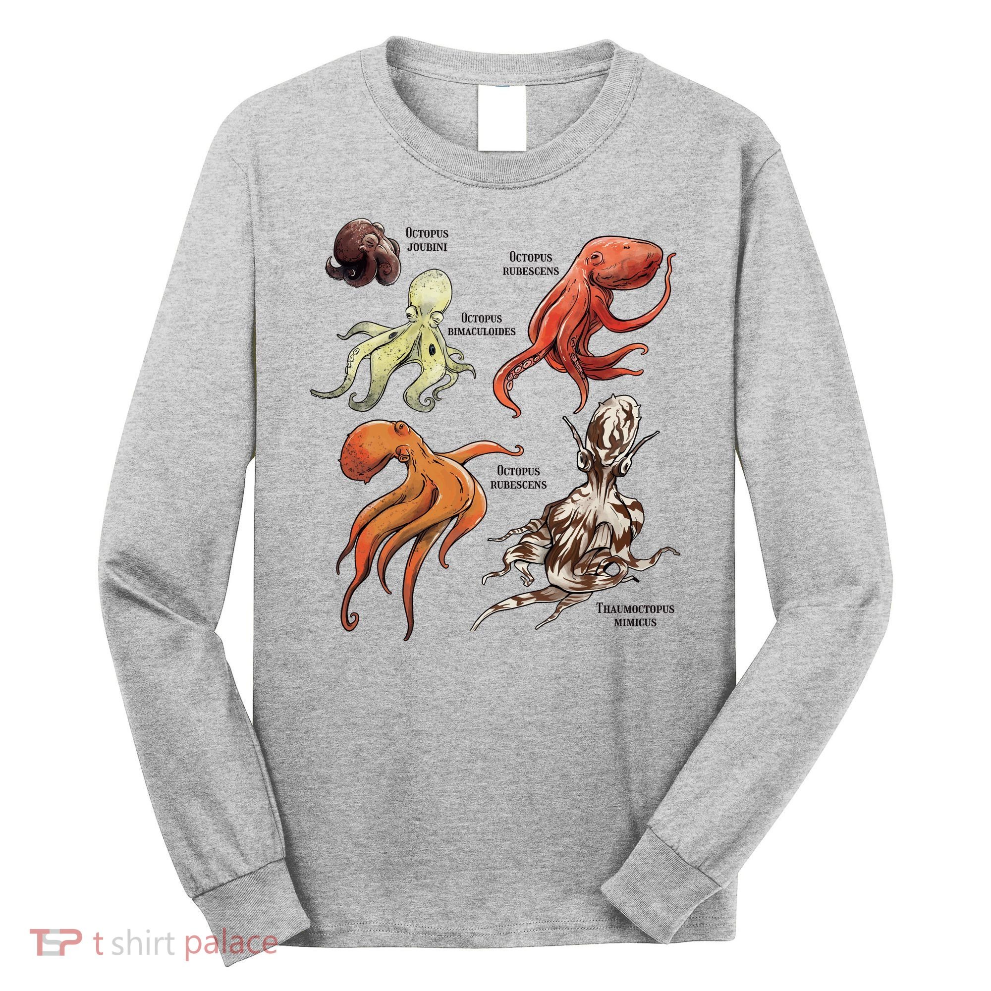 Octopus Sea Animals Species Long Sleeve Shirt