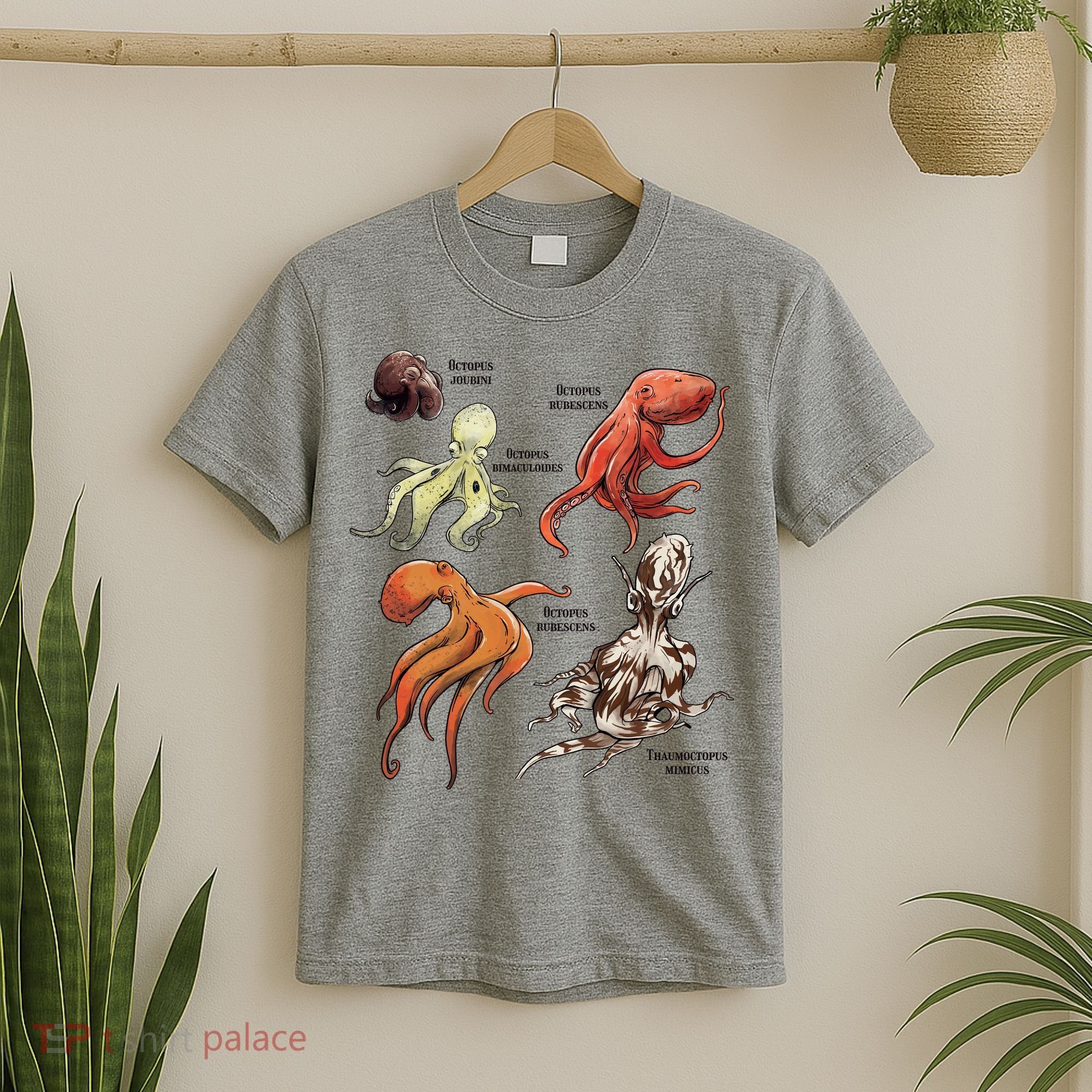 Octopus Sea Animals Species T-Shirt