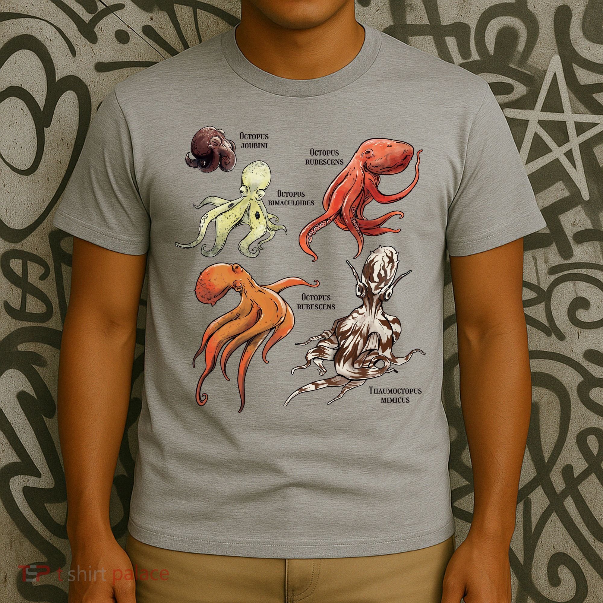 Octopus Sea Animals Species T-Shirt