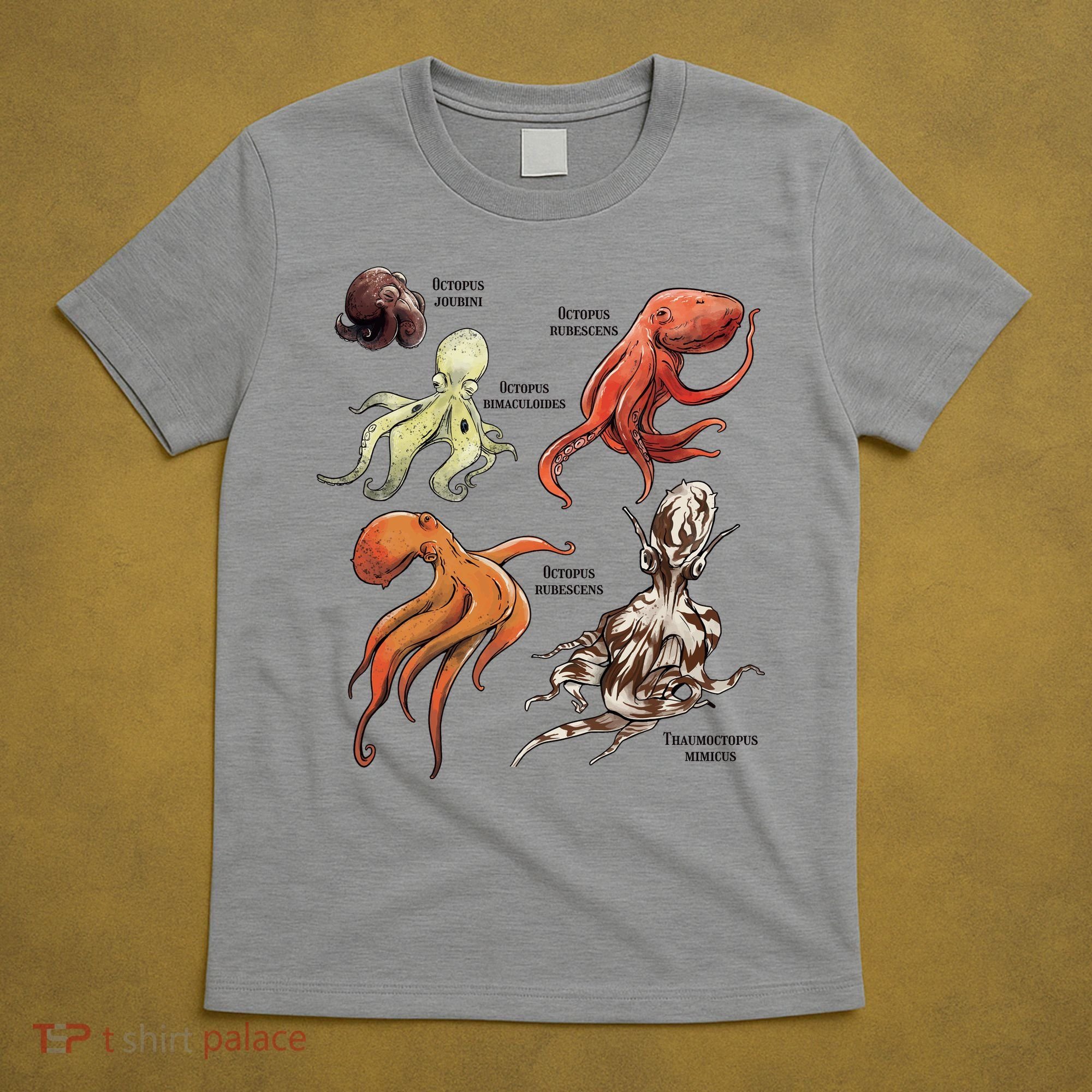 Octopus Sea Animals Species T-Shirt