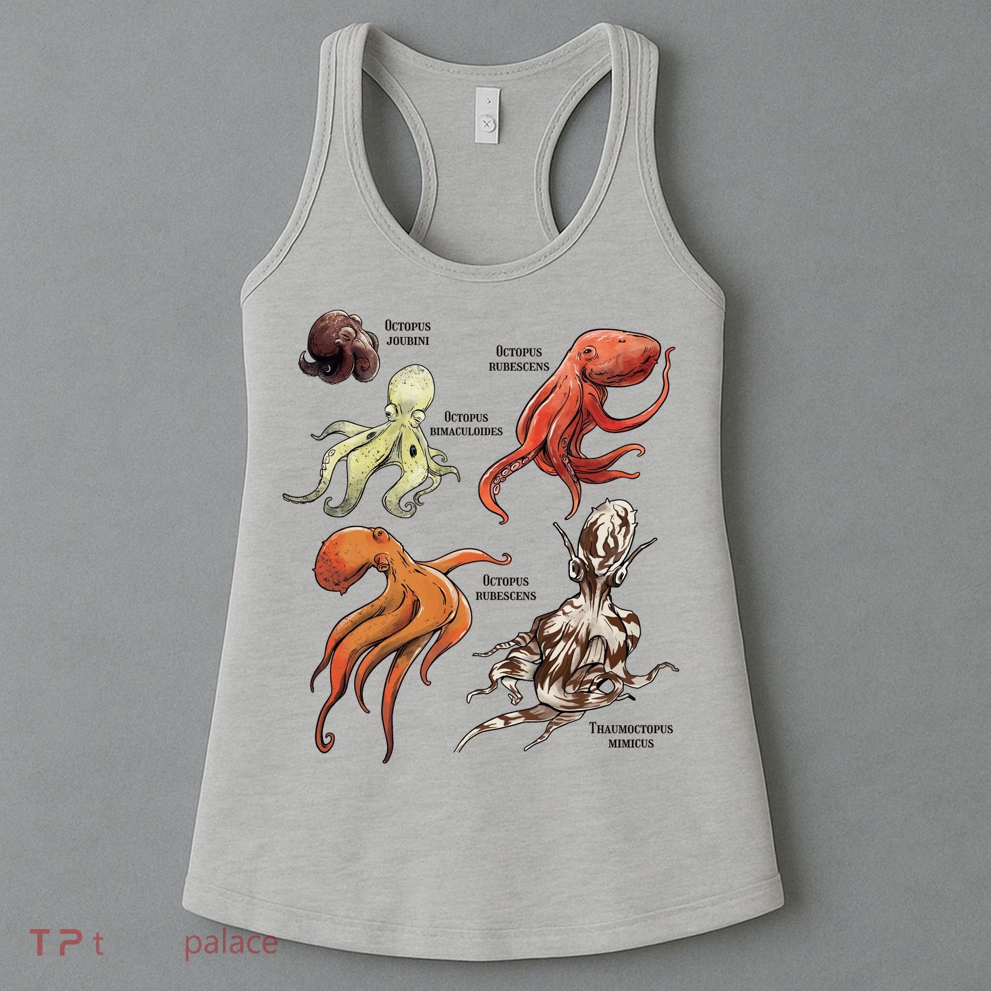Octopus Sea Animals Species Women's Tank Top