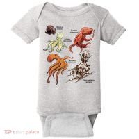 Octopus Sea Animals Species Baby Bodysuit thumb 0