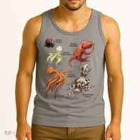 Octopus Sea Animals Species Tank Top thumb 3