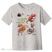 Octopus Sea Animals Species Toddler T-Shirt thumb 0